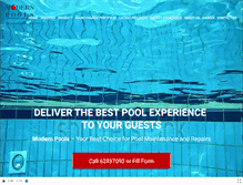 Tablet Screenshot of modernpools.com.sg